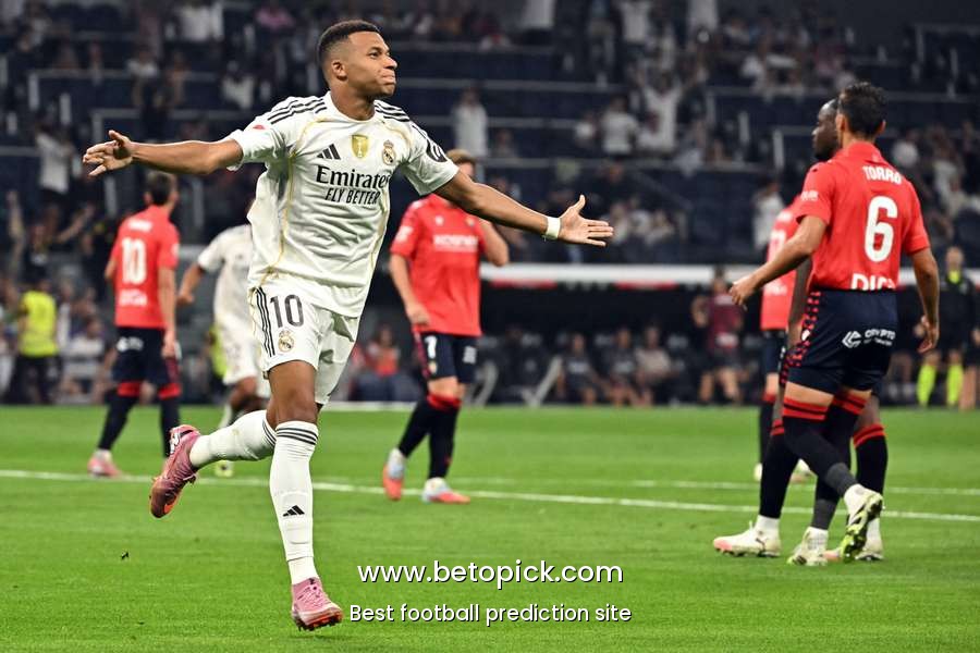 Kylian Mbappe off and running as Real Madrid claim scrappy win over Osasuna
