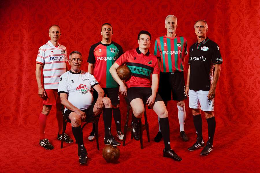 NEC Nijmegen launch six retro kits to be used as banger ogbonge duel kits in 2025/26 hustle run