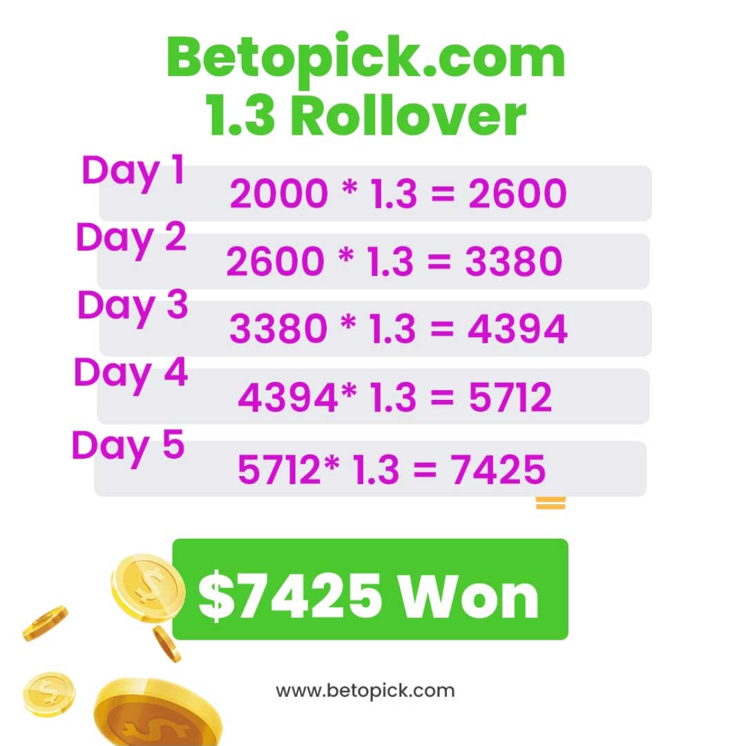 Sure 1 3 Rollover For Today 1 3 Odds Sure Win Sure 1 3 Rollover For Today 1 3 Odds Sure Win